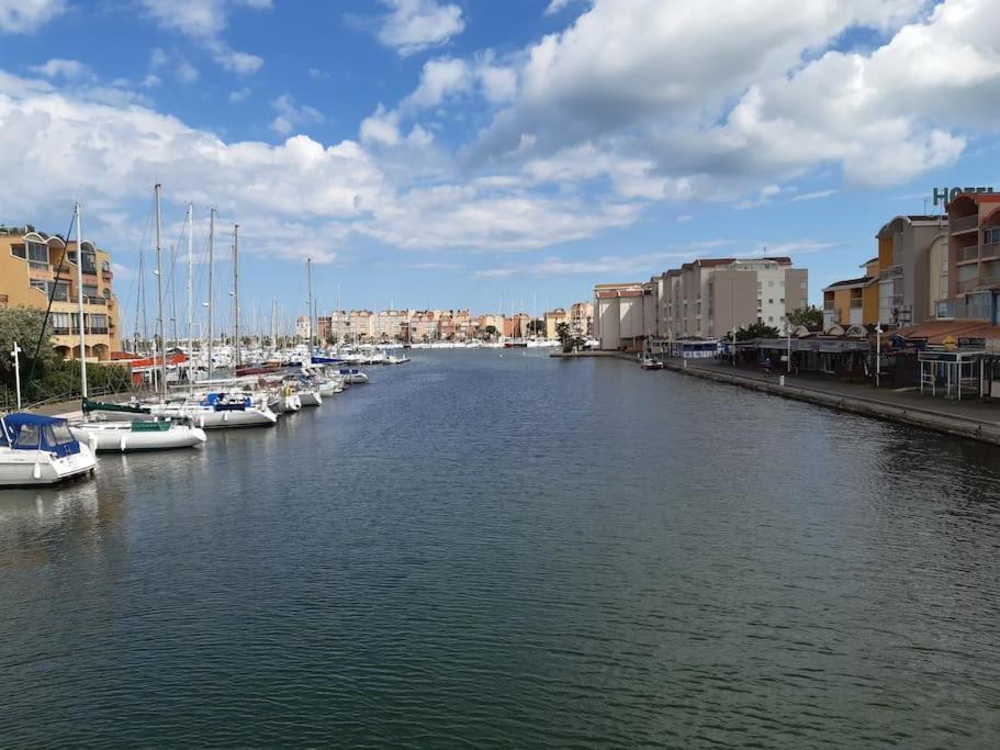 Appart. Calme 5 Pers Vue Sur Le Port De 格吕桑 外观 照片